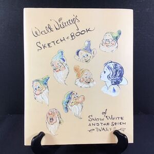 Walt Disneys Sketch Hardback Book of Snow White & The Seven Dwarfs 1st Edition